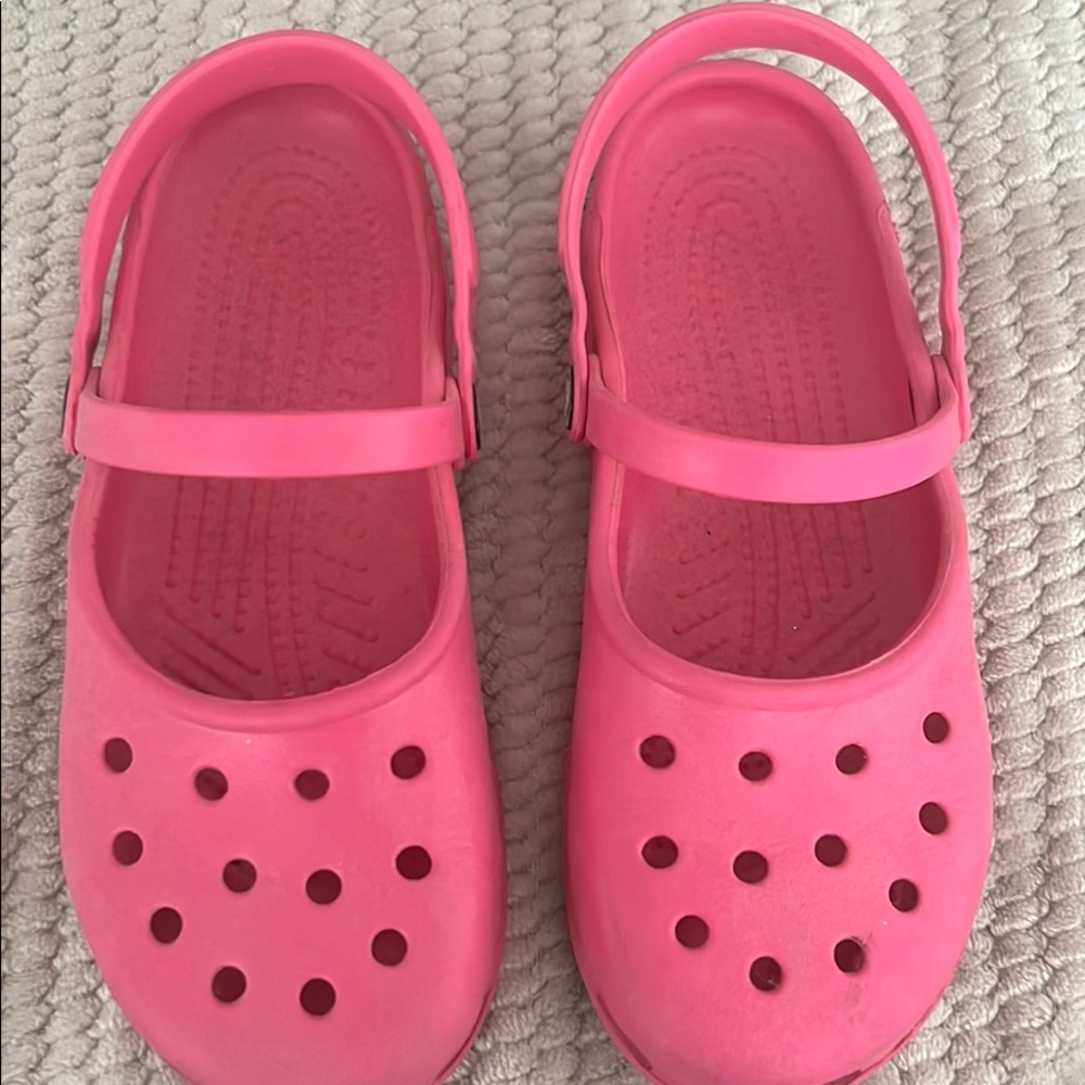 Hot Pink Crocs